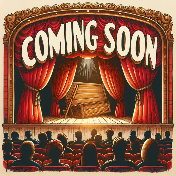 Vibrant Theatre Illustration: The Stage Awaits!