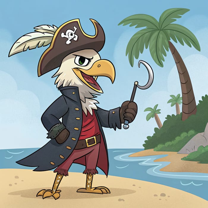 Flirtatious Eagle Pirate: A Bold Adventure