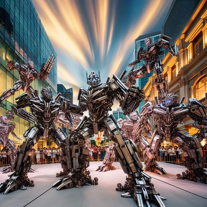 Transformers Battle on Orchard Road, Singapore