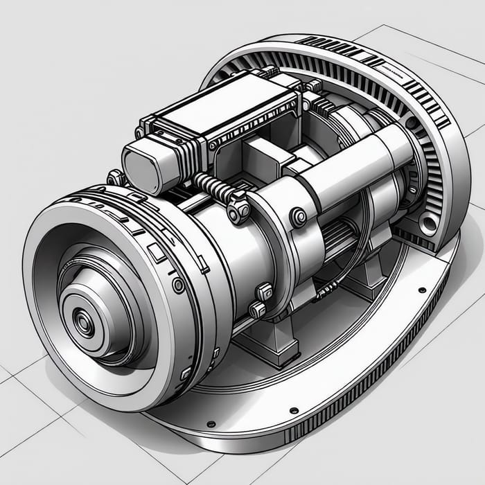 NanoCAD CAD Platform: Photorealistic 3D Mechanism