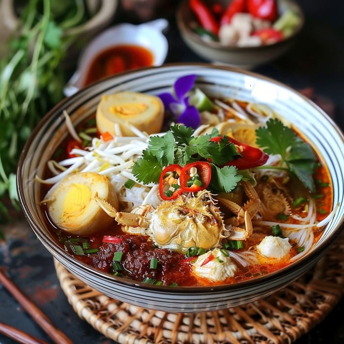 Authentic Vietnamese Crab Noodle Soup Recipe