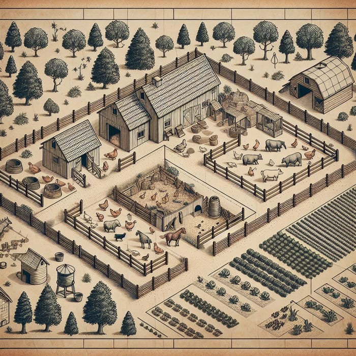 Small Farm Layout: Plan for a Modest Farm