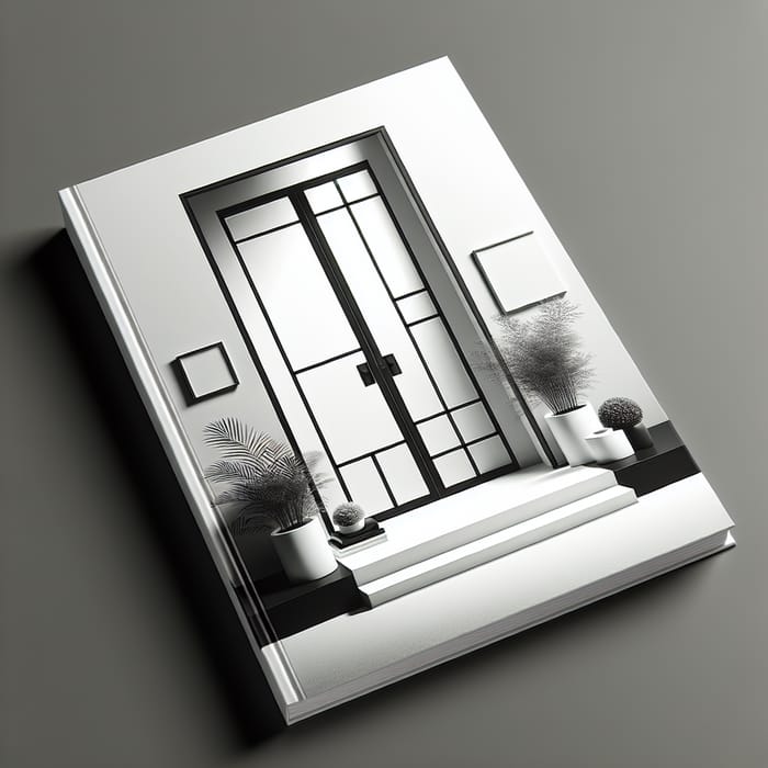 Stylish White Interior Doors with Black Glass - Catalog Cover