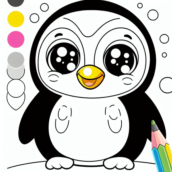 Pororo Coloring Pages for Kids | Cartoon Penguin