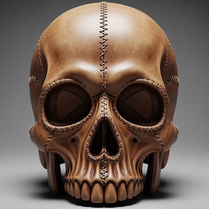 3D Skull Leather Bag Pattern 3D Skull Leather Bag Pattern
