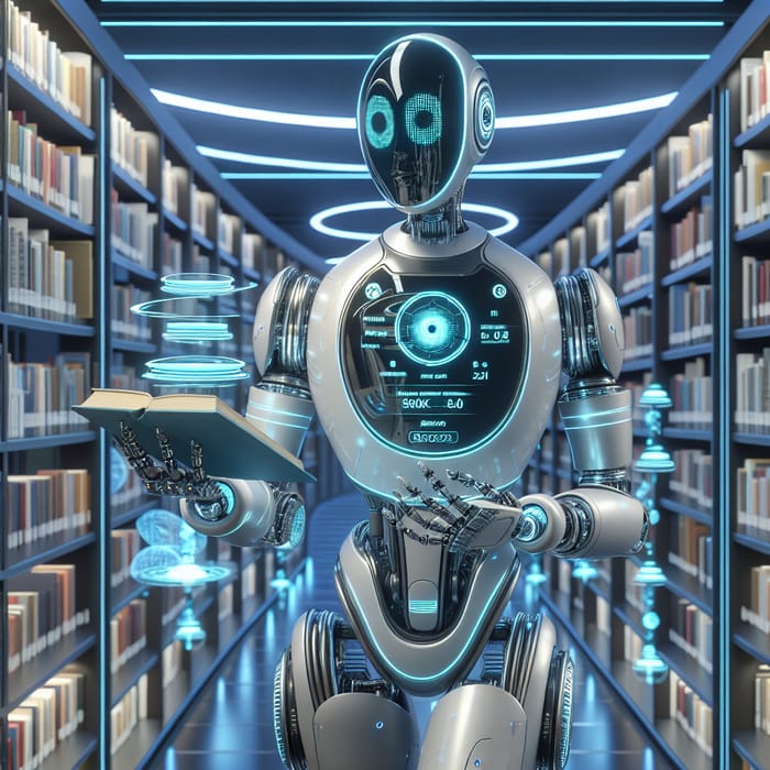 Futuristic Robot Librarian: A New Age of Libraries