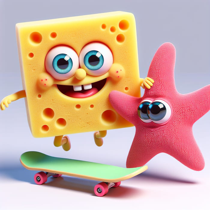 SpongeBob's Skateboard Adventure with Patrick