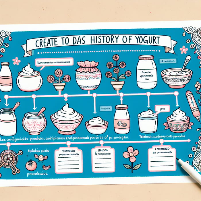 History of Yogurt: A Decorative Timeline