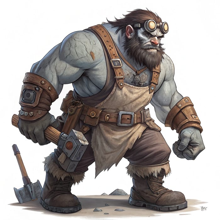 Korg the Goliath: D&D Character Inspiration