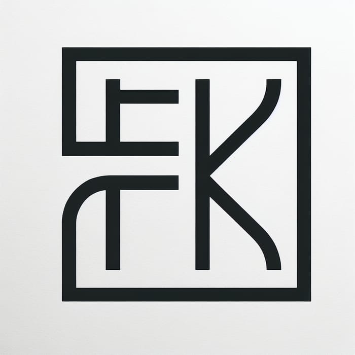 Minimalistic FK Monogram Design