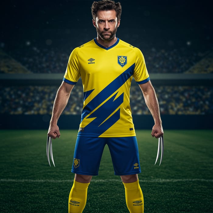 Wolverine-Inspired Soccer Uniform: Fierce & Dynamic Wolverine-Inspired Soccer Uniform: Fierce & Dynamic
