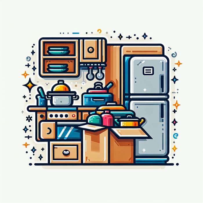 Freshly Unpacked Kitchen Icon