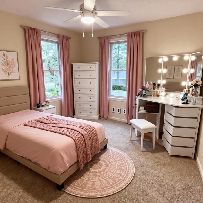 Stylish Room Redesign for a Young Au Pair Stylish Room Redesign for a Young Au Pair