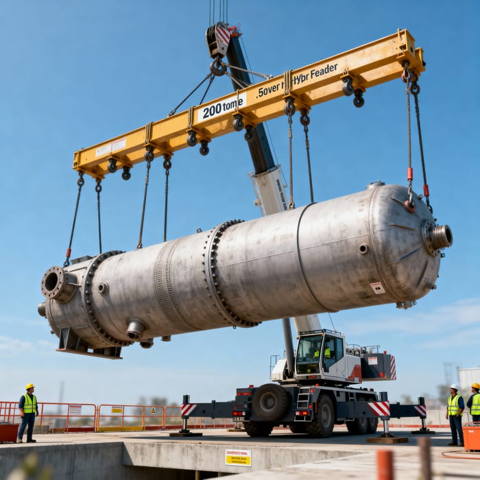 200-Tonne Crane Lifting Operation - Expert Overview 200-Tonne Crane Lifting Operation - Expert Overview