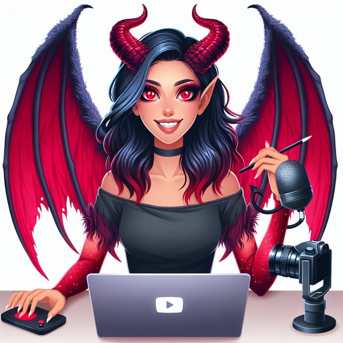 Asya Kazantseva: Enchanting Succubus YouTube Blogger