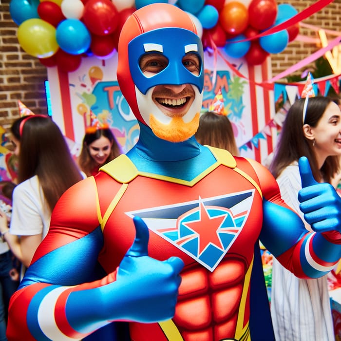 Party with the Joyful DC TEAM Superhero Character