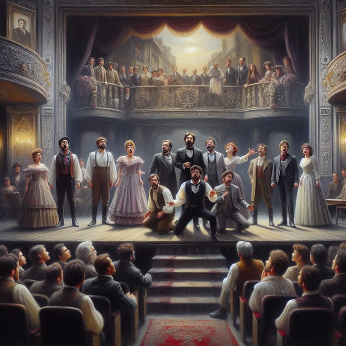 Authentic Musical Theatre Realism Painting