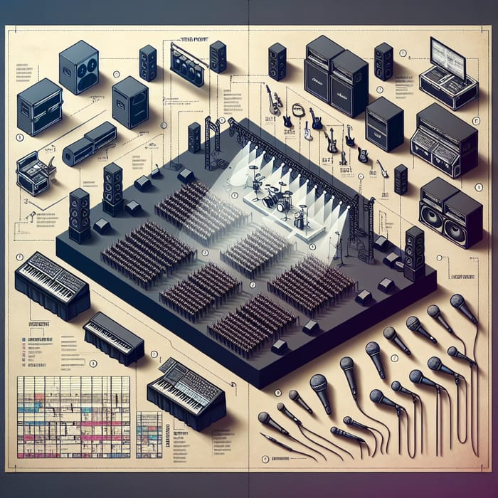 Maximize Live Performances with Detailed Stage Plots and Tech Rider Documents