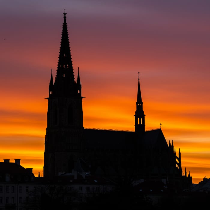 Silhouette of a Church - Stunning Views