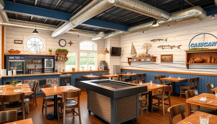 Coastal Charcoal Kitchen: Nautical Dining Experience