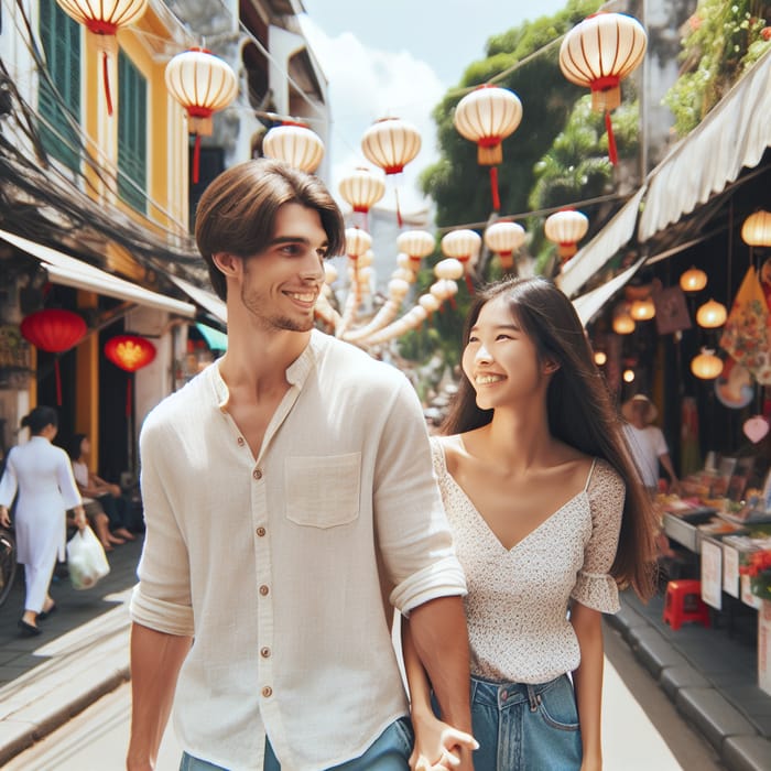 Cường and His Girlfriend: A Joyful Day Out