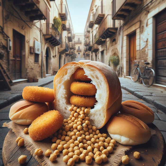 Authentic Pane e Panelle - Traditional Sicilian Delicacy