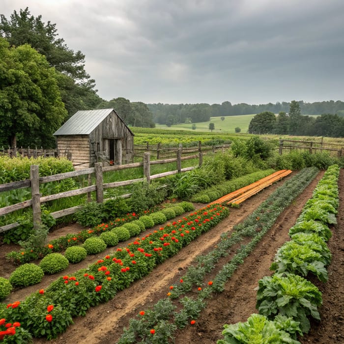 Discover a Small Vegetable Farm