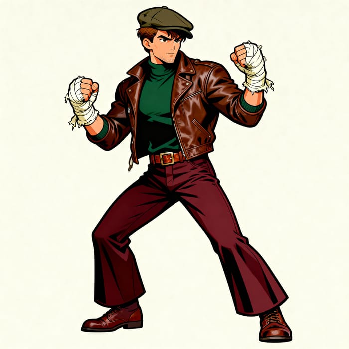 1960s Irish-American Fighter Character Art 1960s Irish-American Fighter Character Art