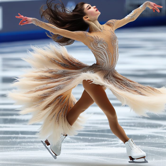 Beautiful Slender Figure Skater, Wealthy at 19 Years