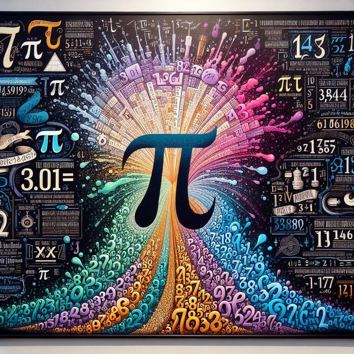 Explore Infinite Mathematical Marvels on Pi Day Poster