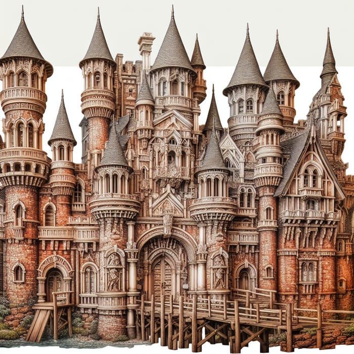 Enchanting Fairytale Castle Fantasy Wall Art