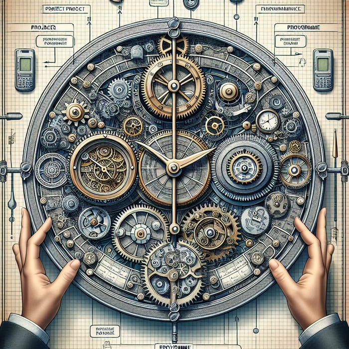 Innovative Clock Diagram: Agile Project, Programme & Portfolio Management