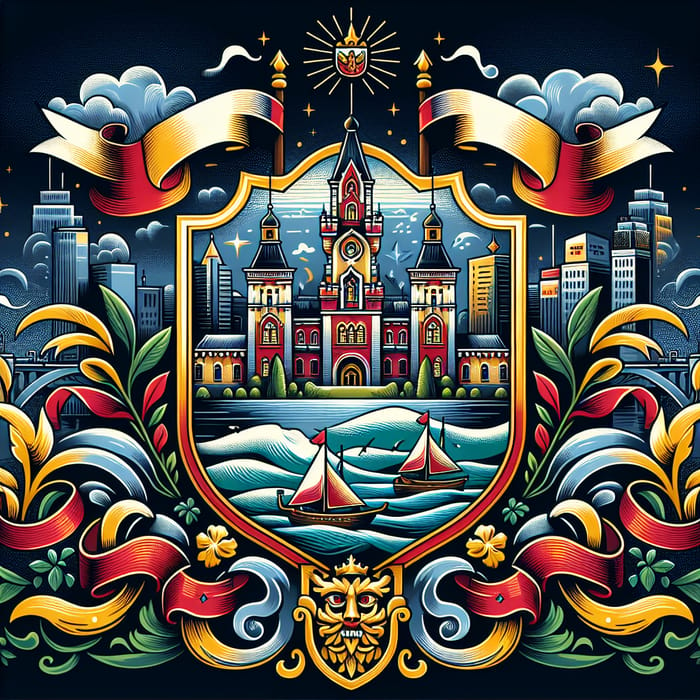 Create Beautiful Rodniki City Coat of Arms - Ivanovo Region