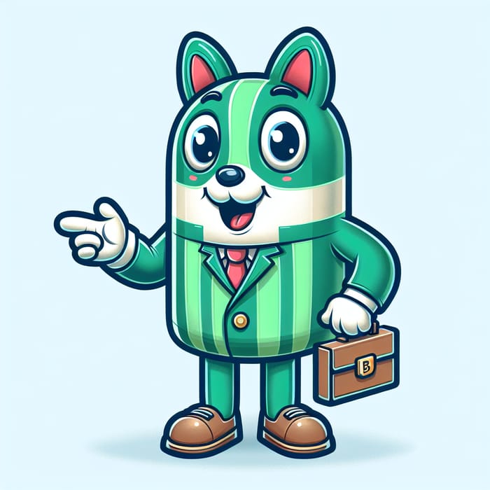 Kid-Friendly 3D Bank Mascot Design | Trustworthy Doodle Style Character