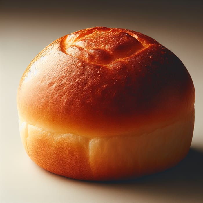 Soft and Crusty Golden Brown Bun - Fresh Bakery Delight