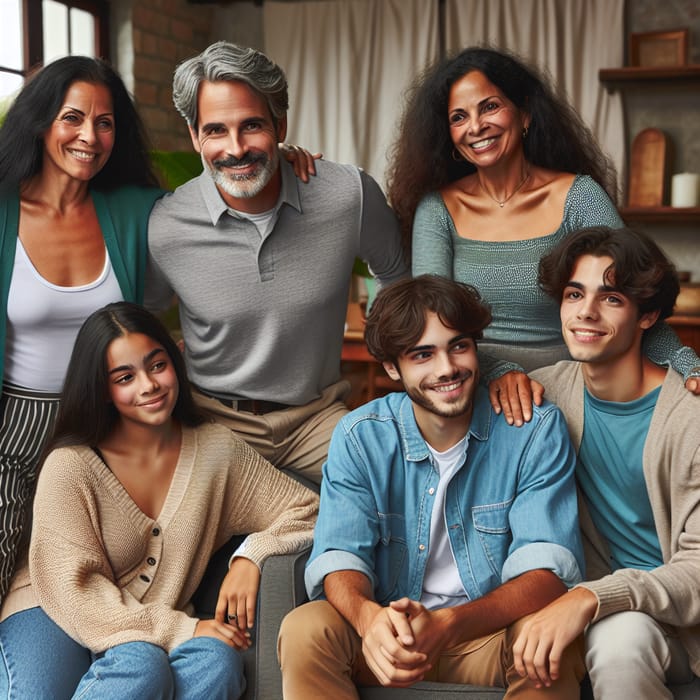 Heartwarming Garcia Family Gathering: Manolo, Sonia, Carlos, Irene, Maria & Noel