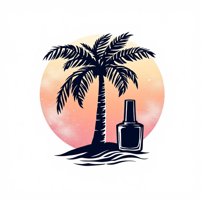 Logo Design: Palm Tree & Nail Polish