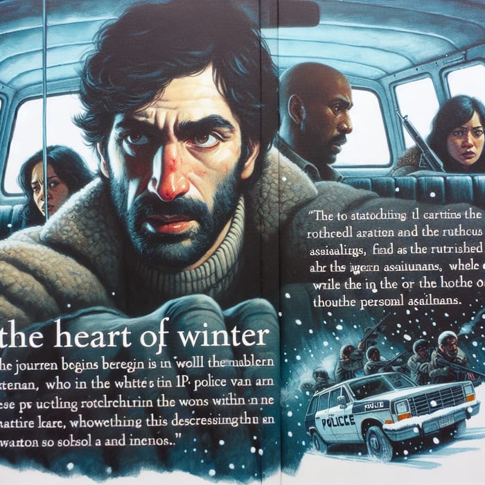 Winter Pursuit: Martin Confronts Demons in Police Van