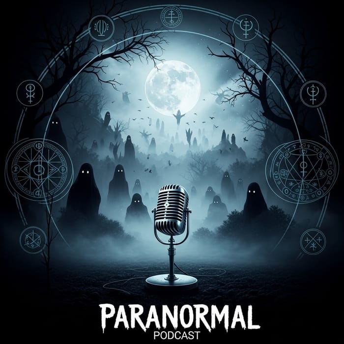 Paranormal Podcast Cover | Dark & Mysterious Design Paranormal Podcast Cover | Dark & Mysterious Design