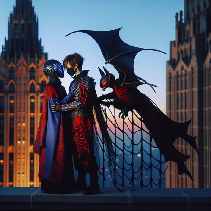 Batman Kisses Spider-Man: A Gothic Romance