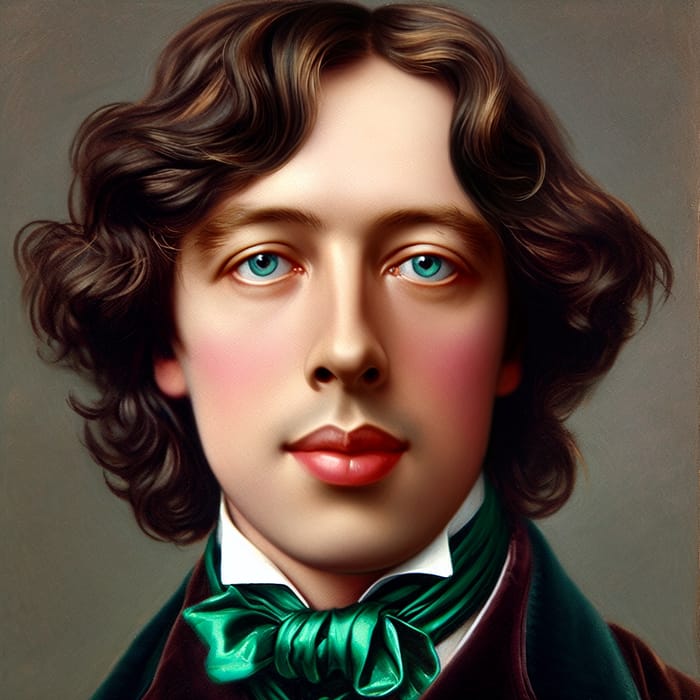 Victorian Playwright Portrait | Oscar Wilde Lookalike