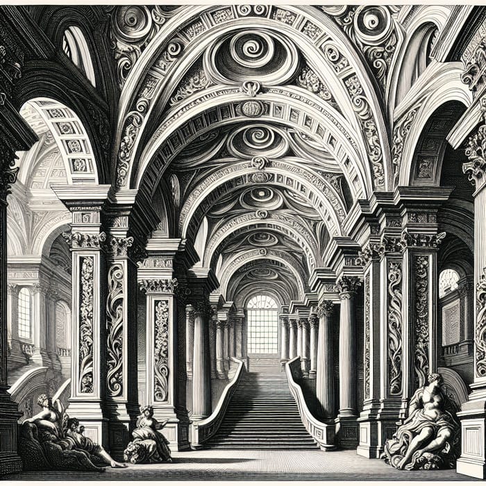 Giovanni Battista Piranesi Style Artwork