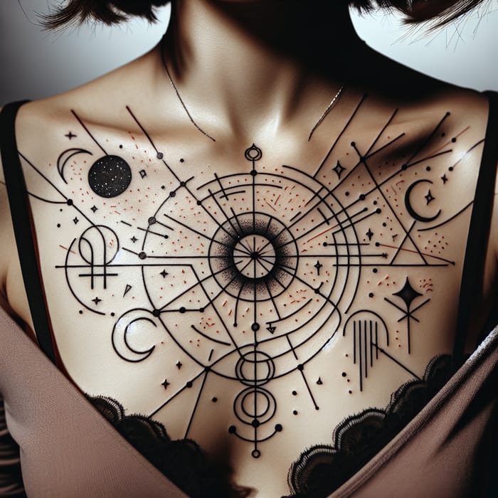 Modern Abstract Tattoo Designs for Women