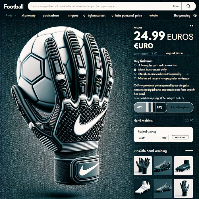 Nike Football Gloves - Foam Palm, Mesh Panels, Adjustable Strap | Buy at nike.com Nike Football Gloves - Foam Palm, Mesh Panels, Adjustable Strap | Buy at nike.com