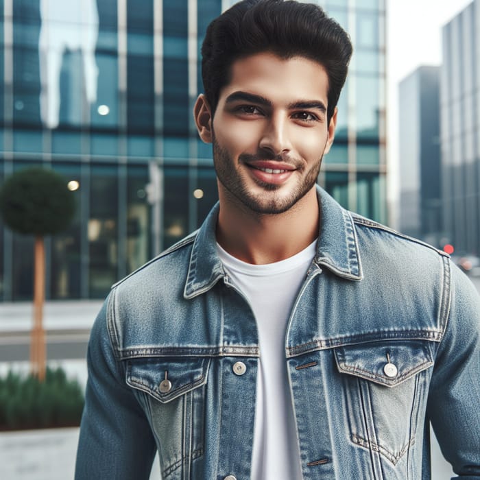 Stylish Arabic Man - Trendy Urban Instagram Portrait