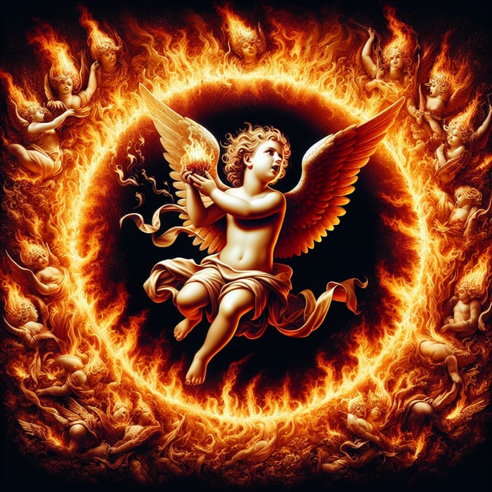 Cherubim in Fiery Splendor