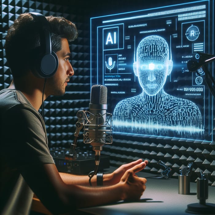 Hispanic Podcaster Interviews AI | Exclusive Digital Studio Interview