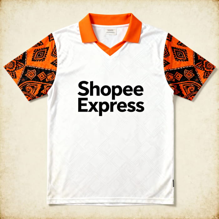 Custom White Soccer Jersey with Vintage Collar