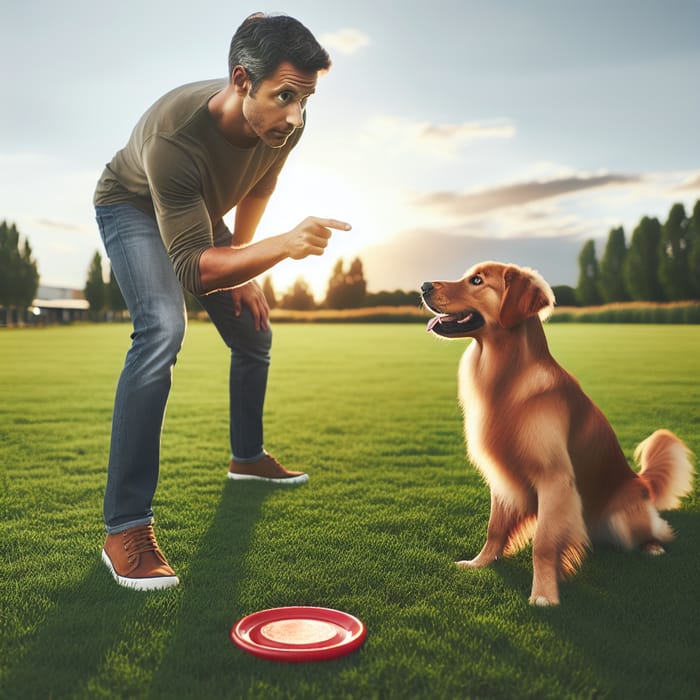 Engaging Dog Training in a Spacious Park | Teach Your Dog to Fetch