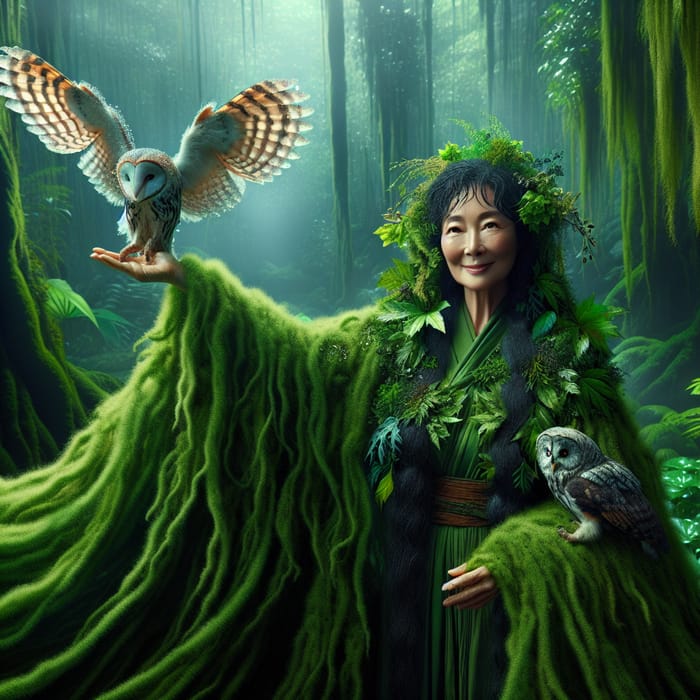 Discover Tranquil Forest Harmony - Enchanting Mother Nature with Owl